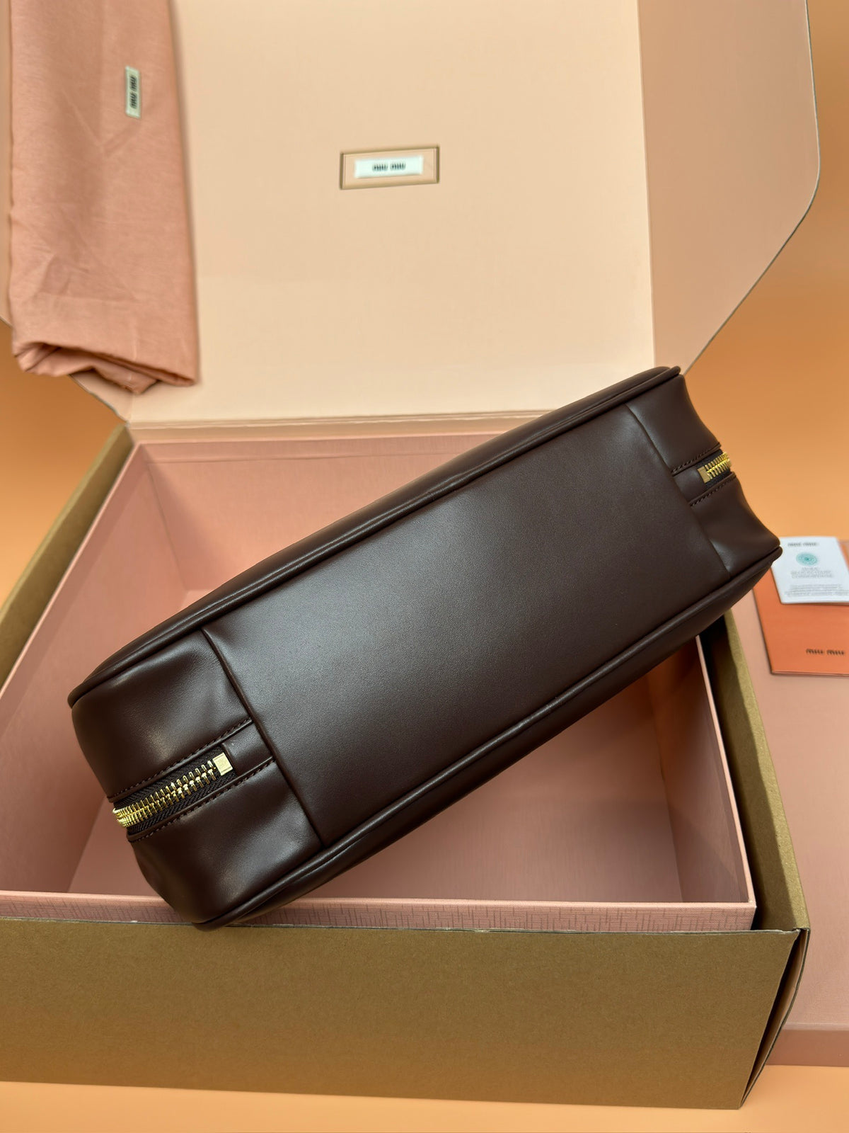 Miu Miu Large Beau Leather Bag