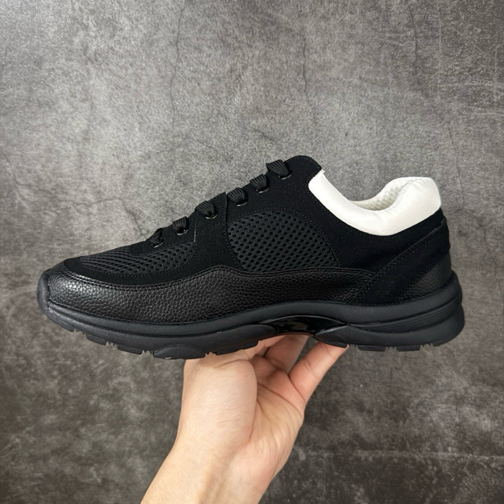 Chanel Trainer Sneakers in Mesh and Calfskin