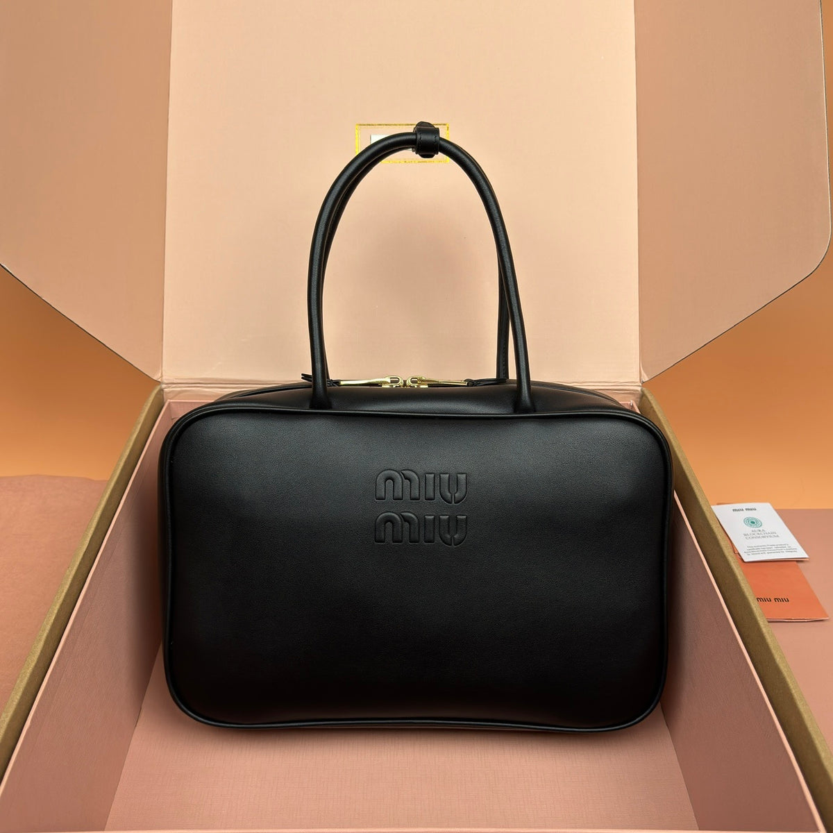 Miu Miu Large Beau Leather Bag