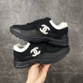 Chanel Trainer Sneakers in Mesh and Calfskin