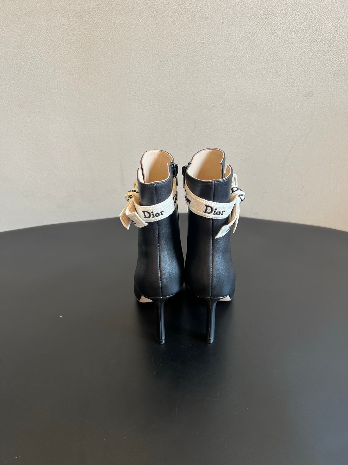 Dior J'Adior Heeled Ankle Boot in Lambskin