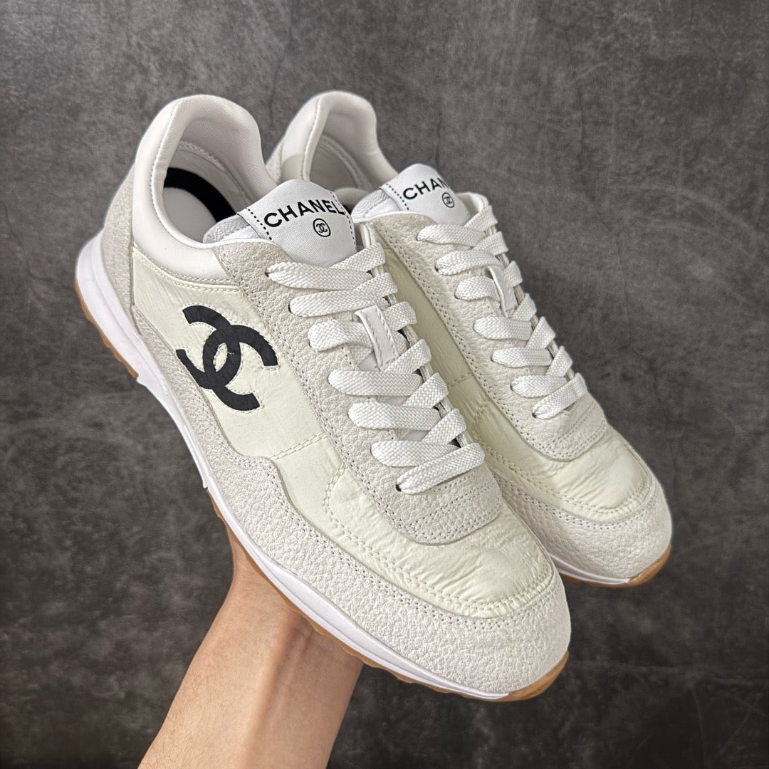 Chanel Trainer Sneakers in Fabric and Suede