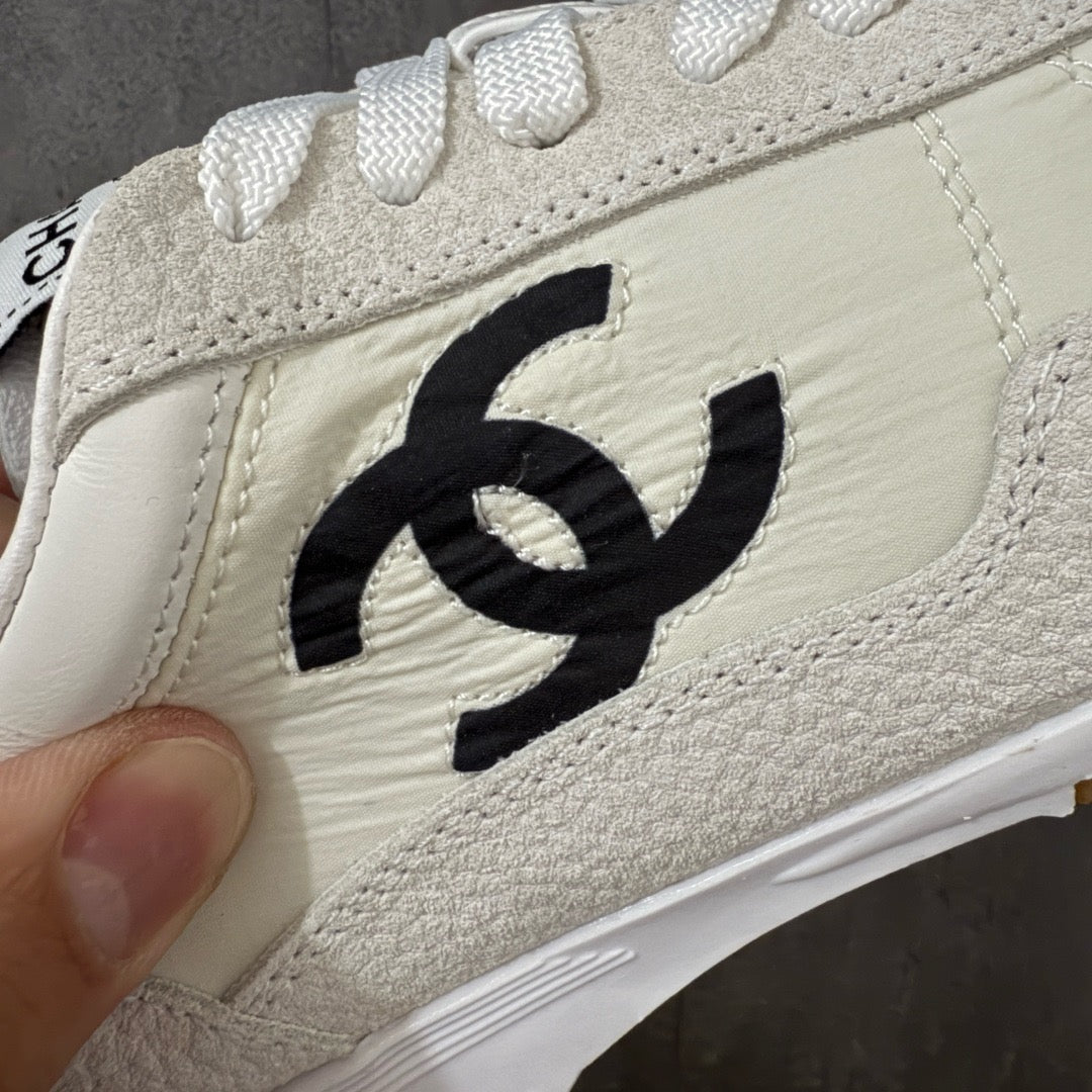 Chanel Trainer Sneakers in Fabric and Suede