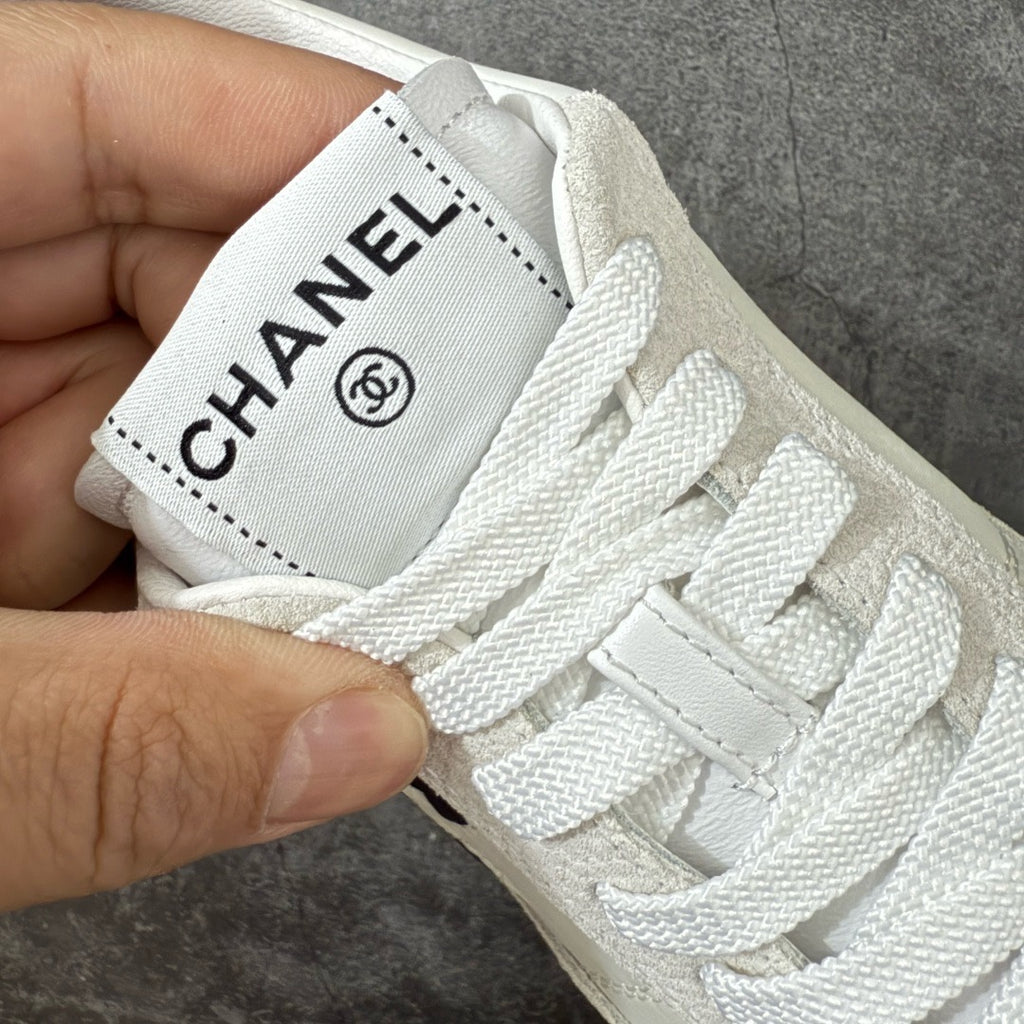 Chanel Trainer Sneakers in Fabric and Suede