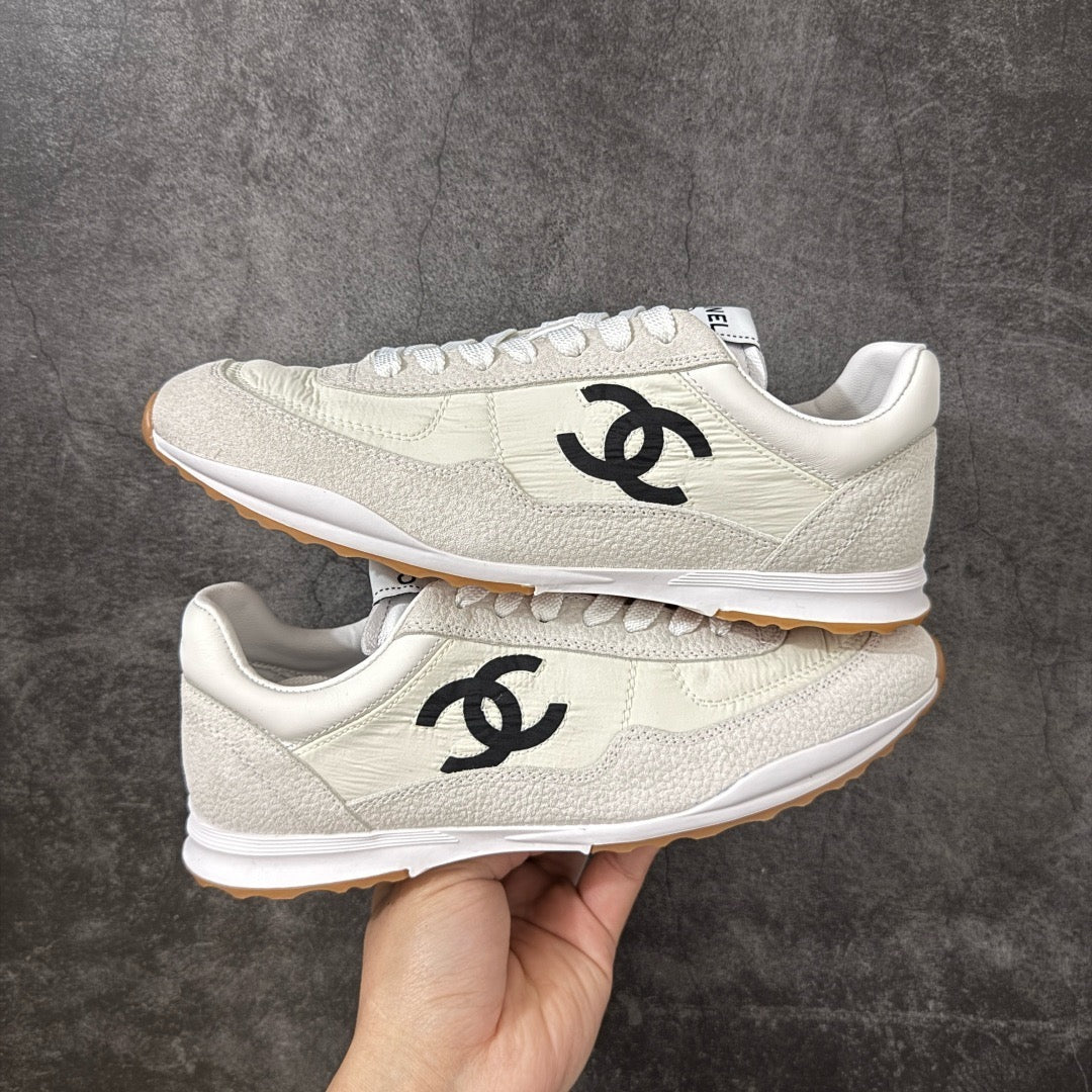 Chanel Trainer Sneakers in Fabric and Suede