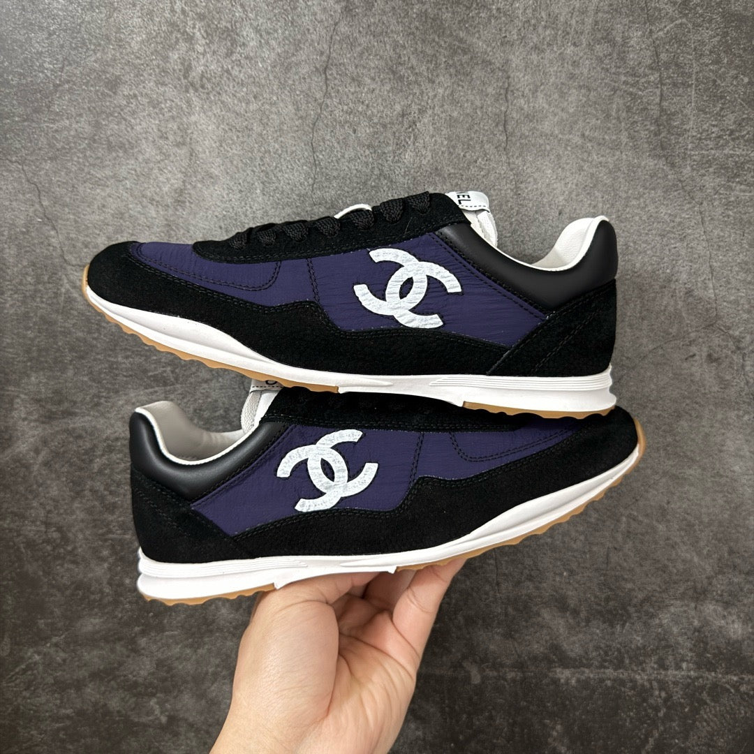 Chanel Trainer Sneakers in Fabric and Suede