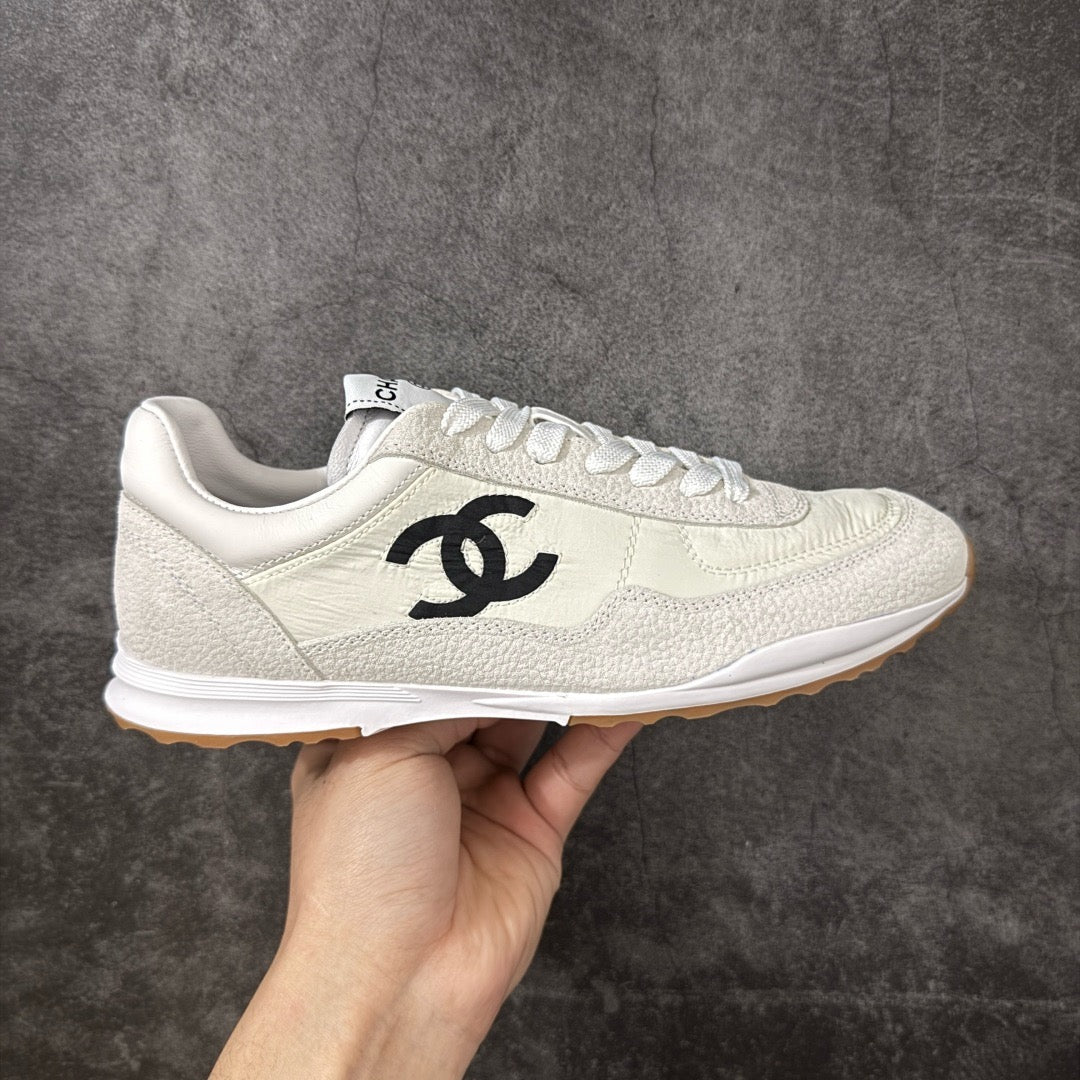 Chanel Trainer Sneakers in Fabric and Suede