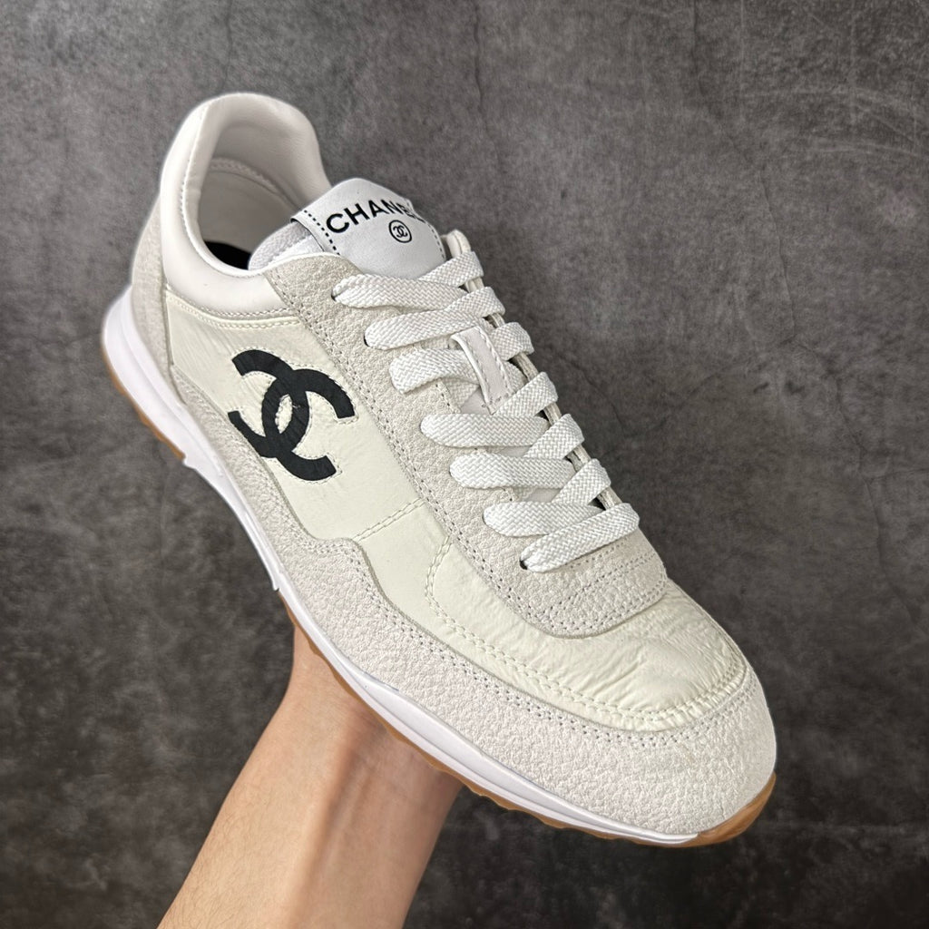 Chanel Trainer Sneakers in Fabric and Suede