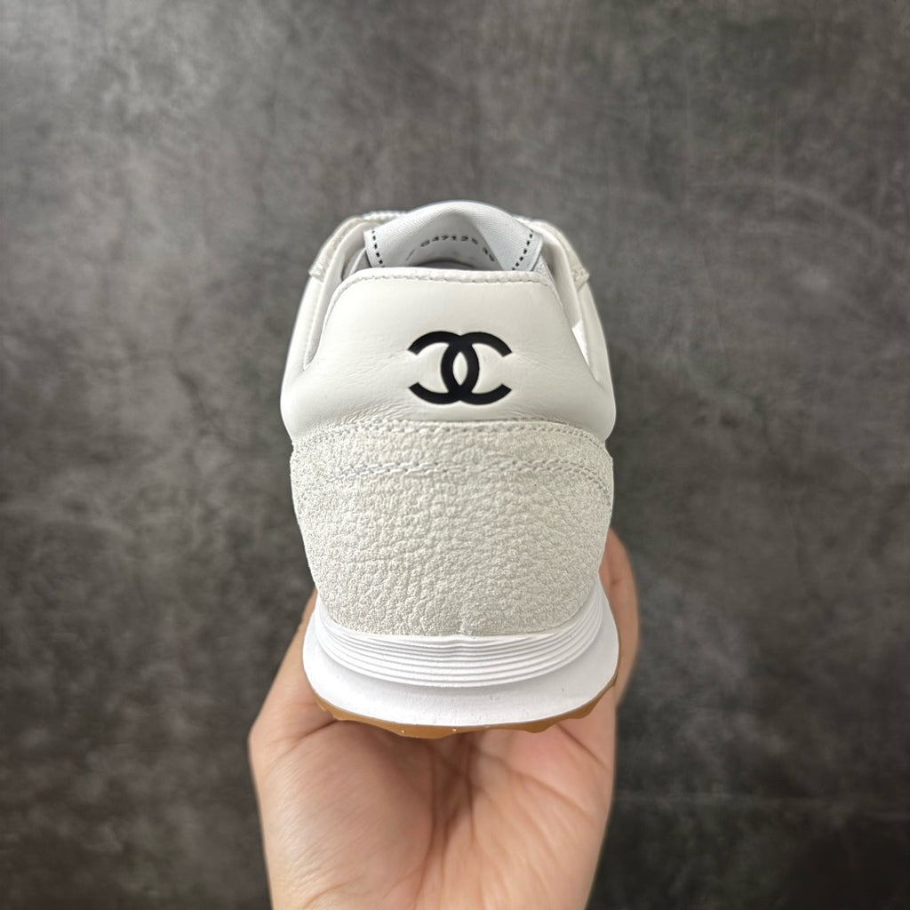 Chanel Trainer Sneakers in Fabric and Suede