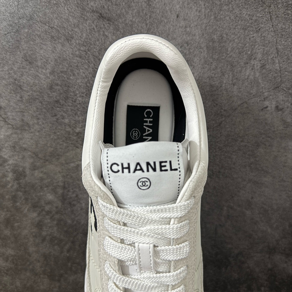 Chanel Trainer Sneakers in Fabric and Suede