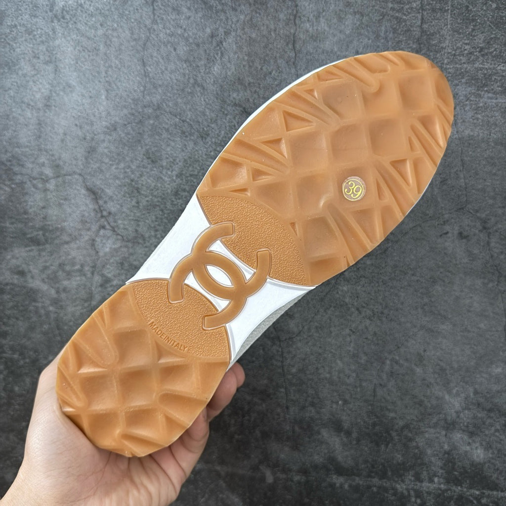 Chanel Trainer Sneakers in Fabric and Suede
