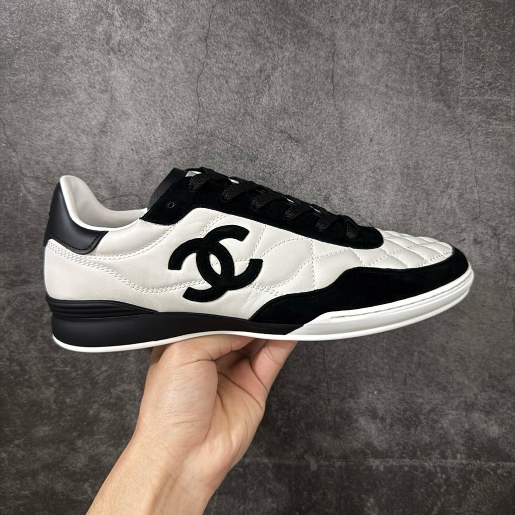 Chanel Trainer Sneakers in Calfskin and Goatskin