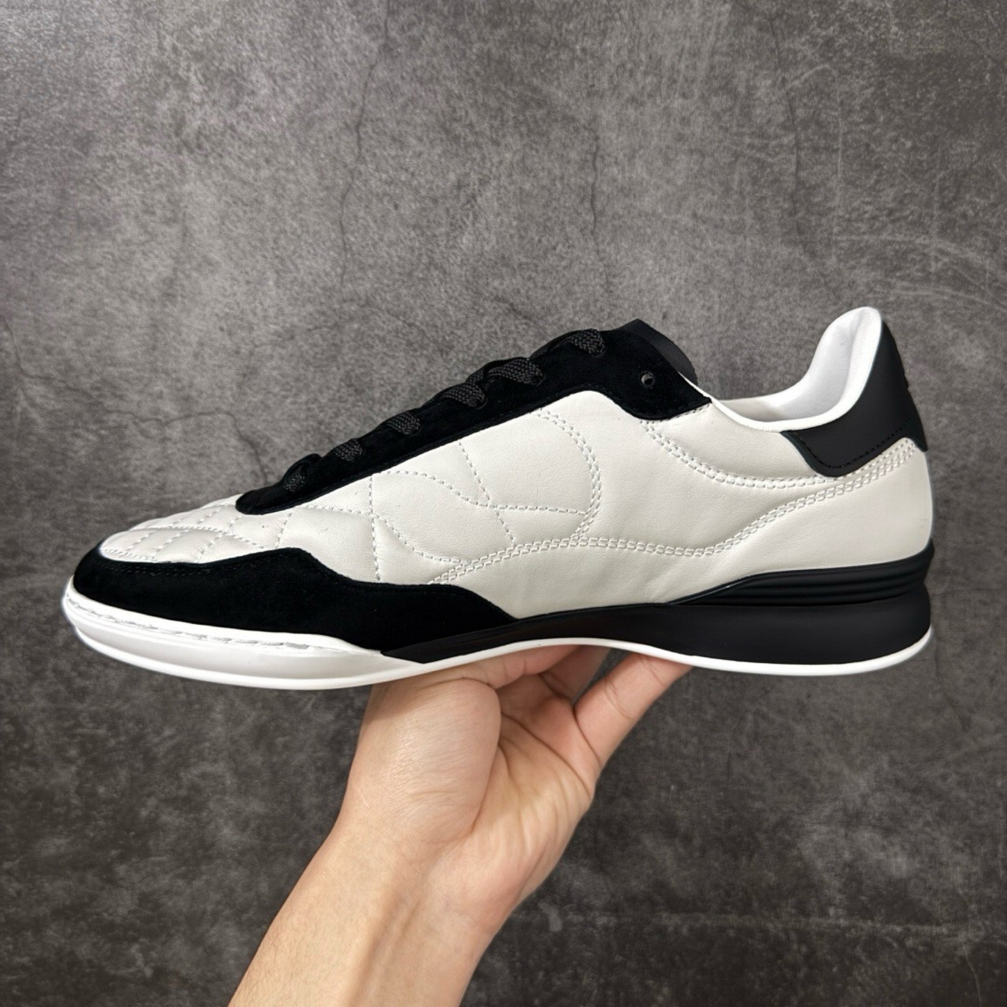 Chanel Trainer Sneakers in Calfskin and Goatskin