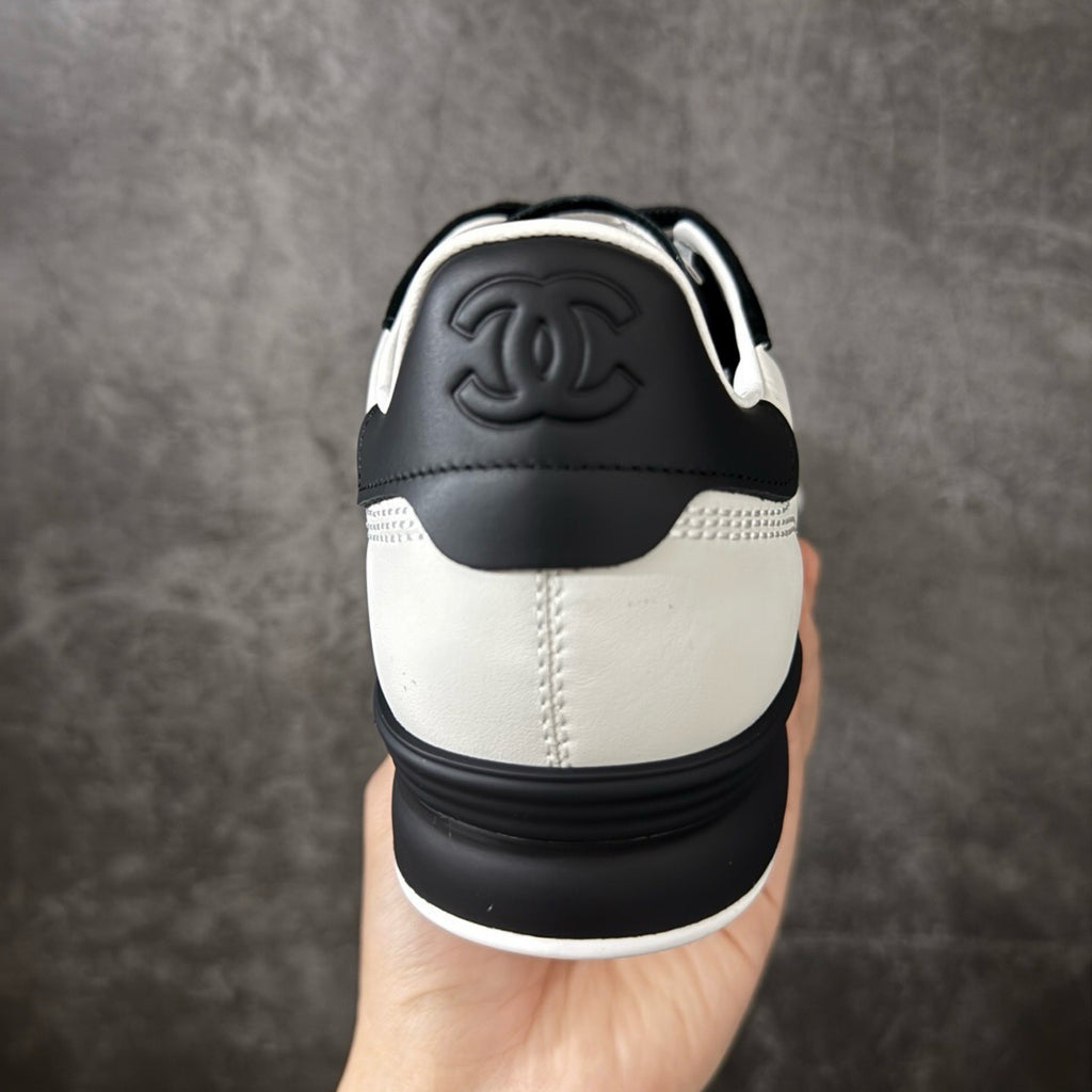 Chanel Trainer Sneakers in Calfskin and Goatskin