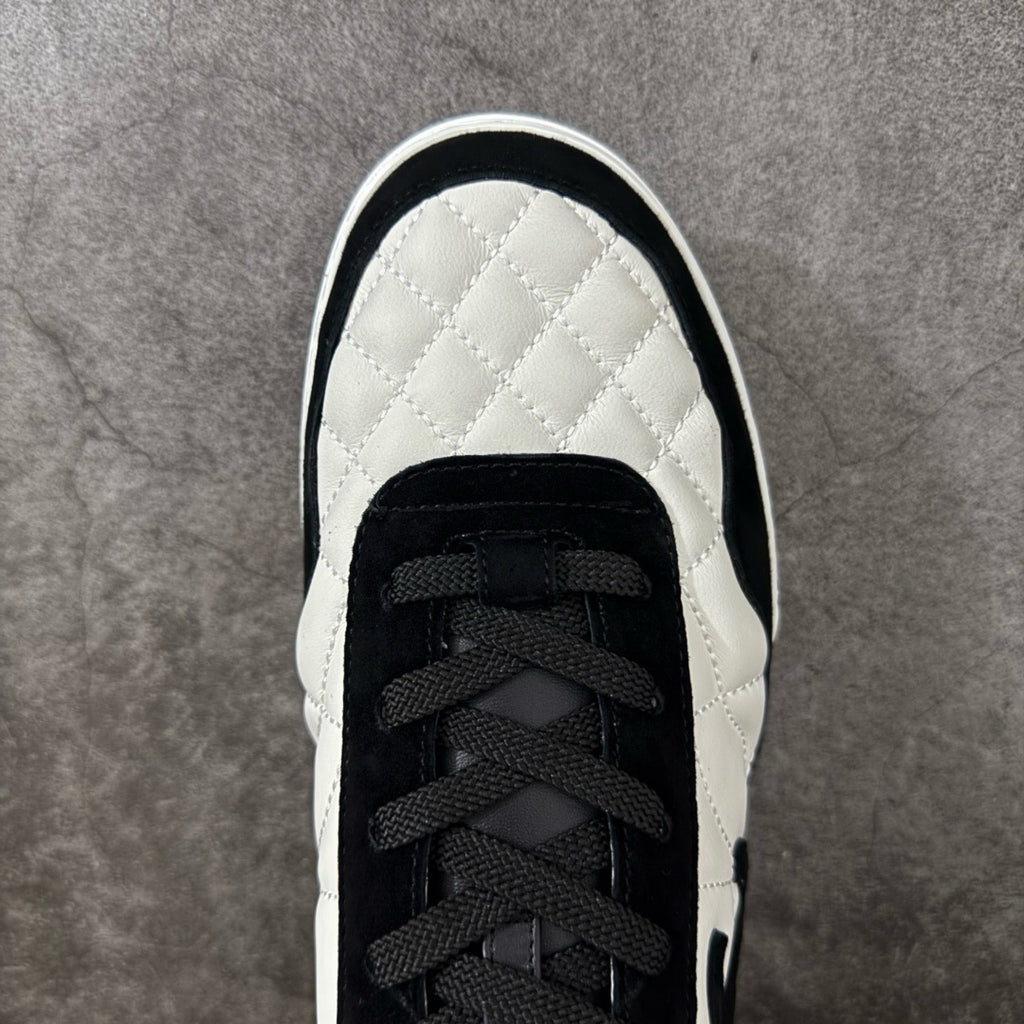 Chanel Trainer Sneakers in Calfskin and Goatskin