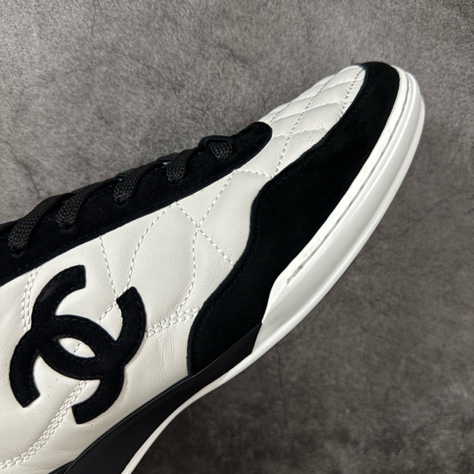 Chanel Trainer Sneakers in Calfskin and Goatskin