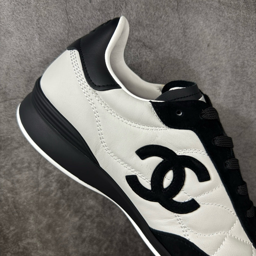 Chanel Trainer Sneakers in Calfskin and Goatskin
