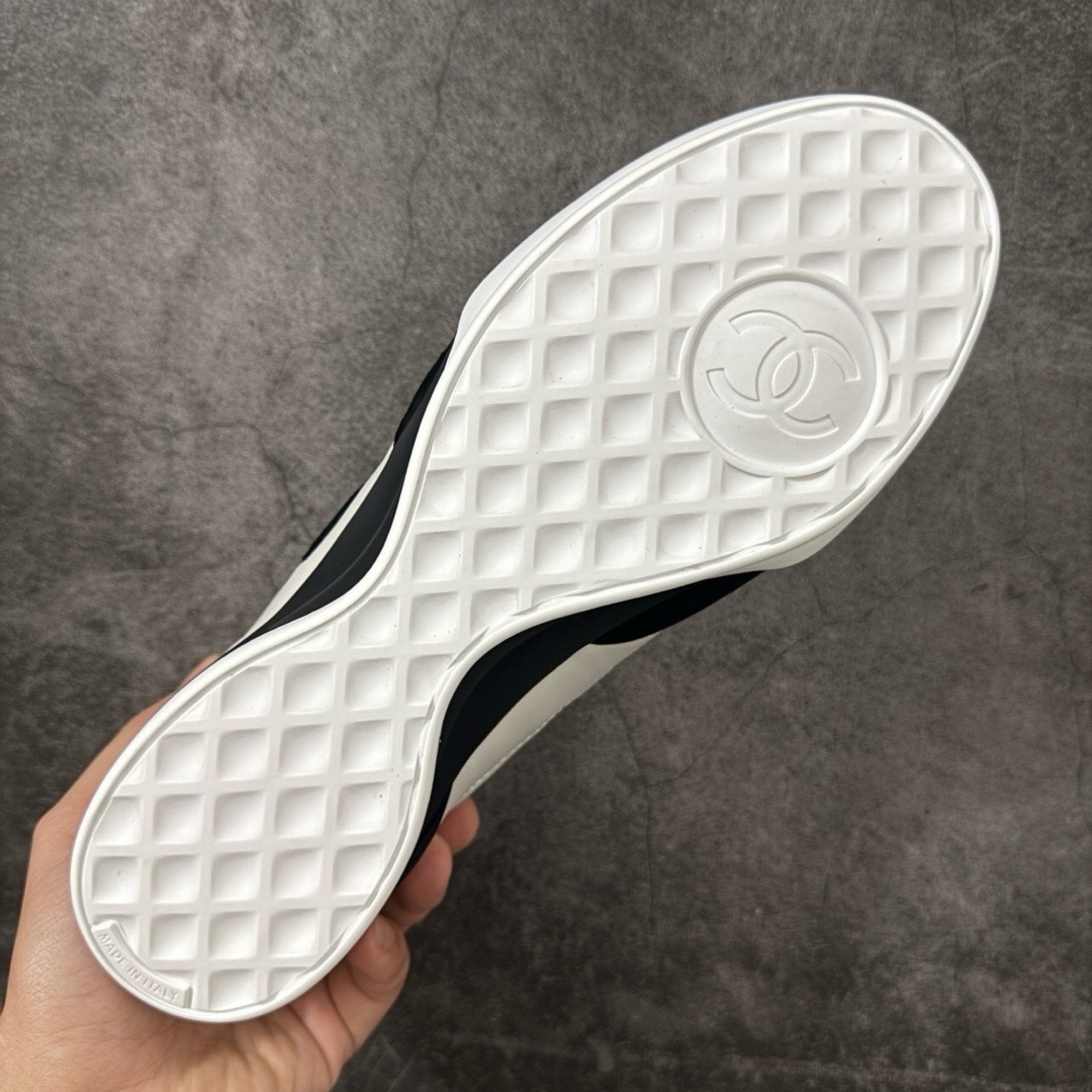 Chanel Trainer Sneakers in Calfskin and Goatskin
