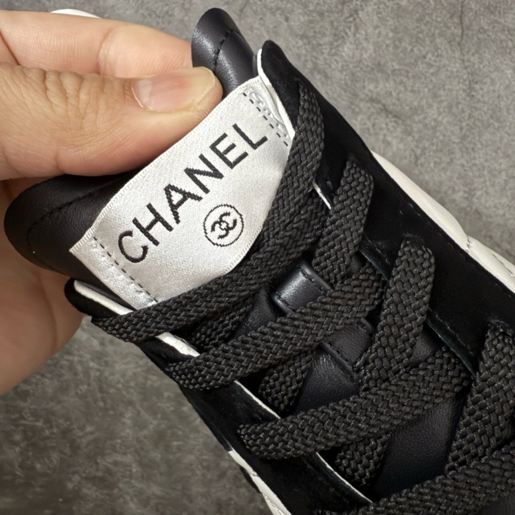 Chanel Trainer Sneakers in Calfskin and Goatskin