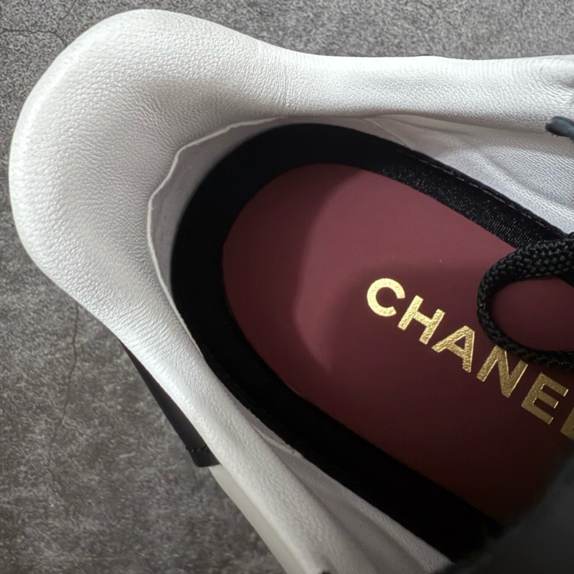 Chanel Trainer Sneakers in Calfskin and Goatskin