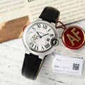 Cartier Ballon Bleu de Cartier 33mm Swiss Ronda Quartz Leather Strap