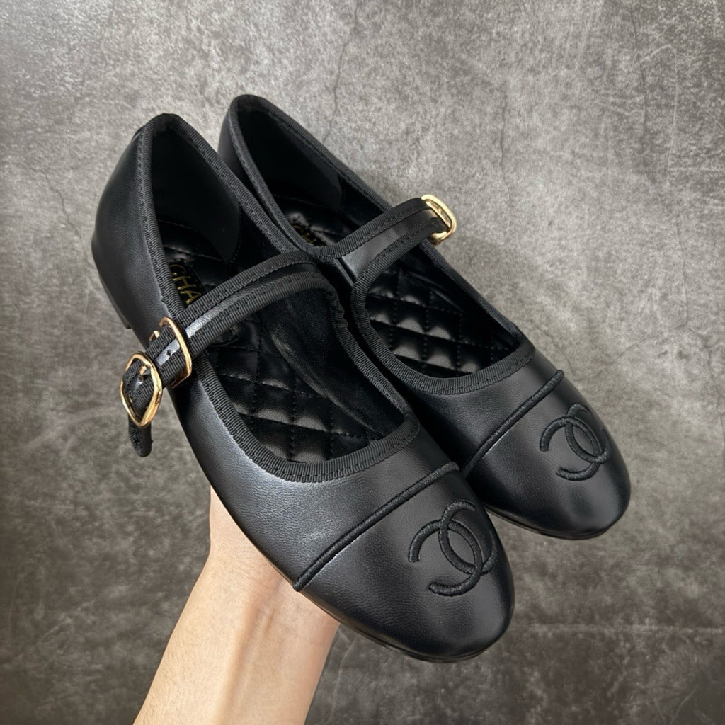 Chanel Mary Jane Flats in Lambskin