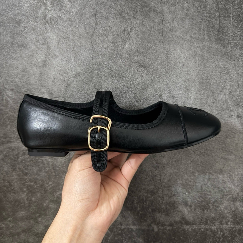 Chanel Mary Jane Flats in Lambskin