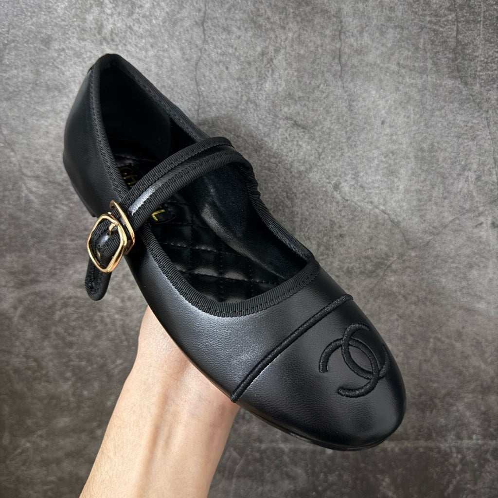 Chanel Mary Jane Flats in Lambskin