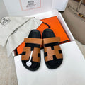 Hermes Chypre Sandals in Epsom Calfskin