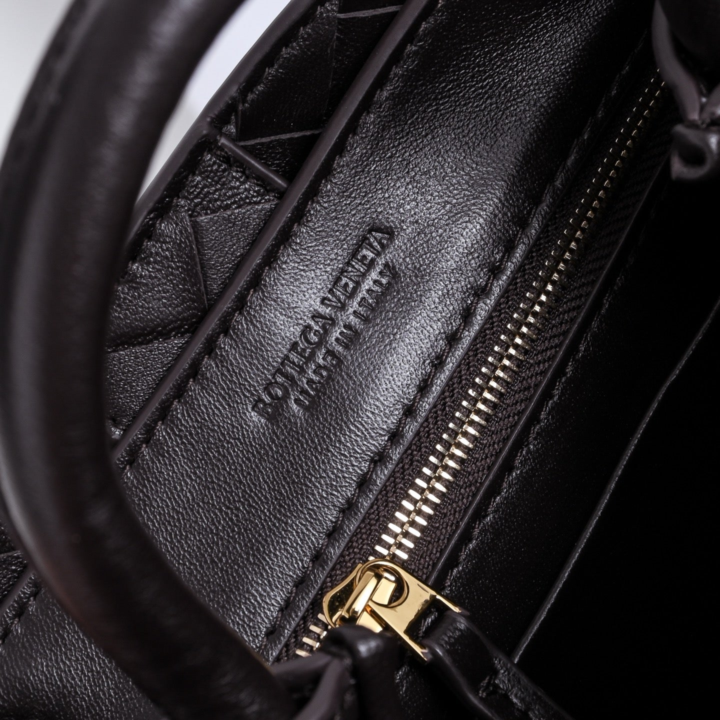 Bottega Veneta Mini Andiamo In Supple Intrecciato Leather