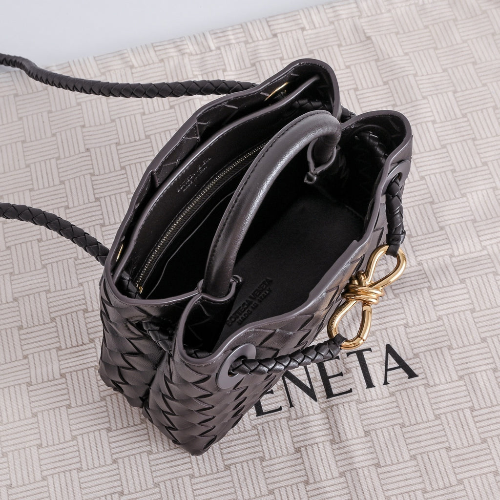 Bottega Veneta Mini Andiamo In Supple Intrecciato Leather