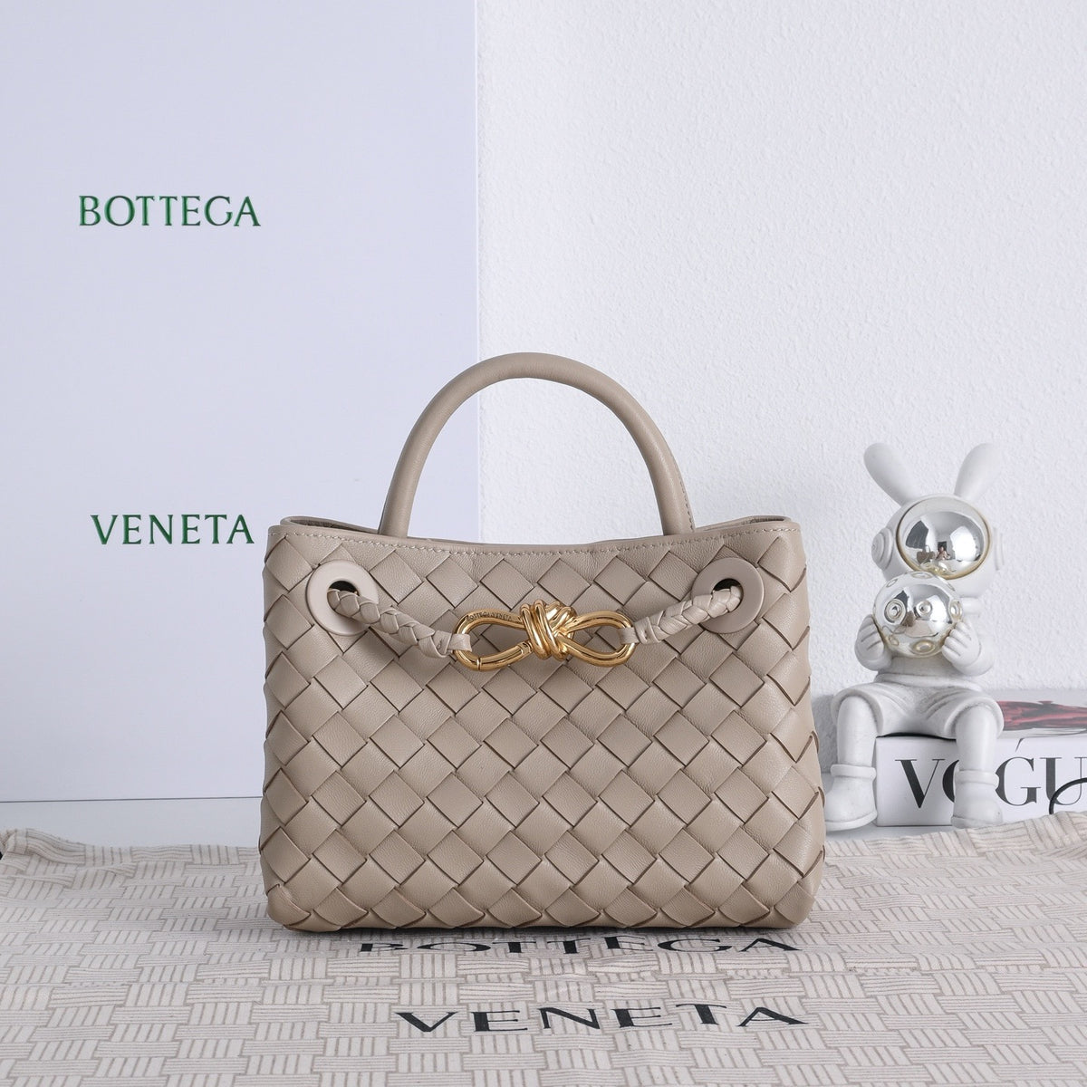 Bottega Veneta Mini Andiamo In Supple Intrecciato Leather