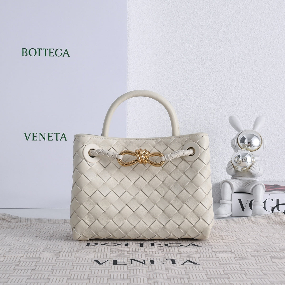 Bottega Veneta Mini Andiamo In Supple Intrecciato Leather