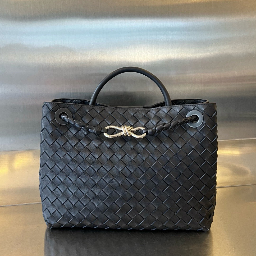 Bottega Veneta Andiamo In Supple Intrecciato Leather