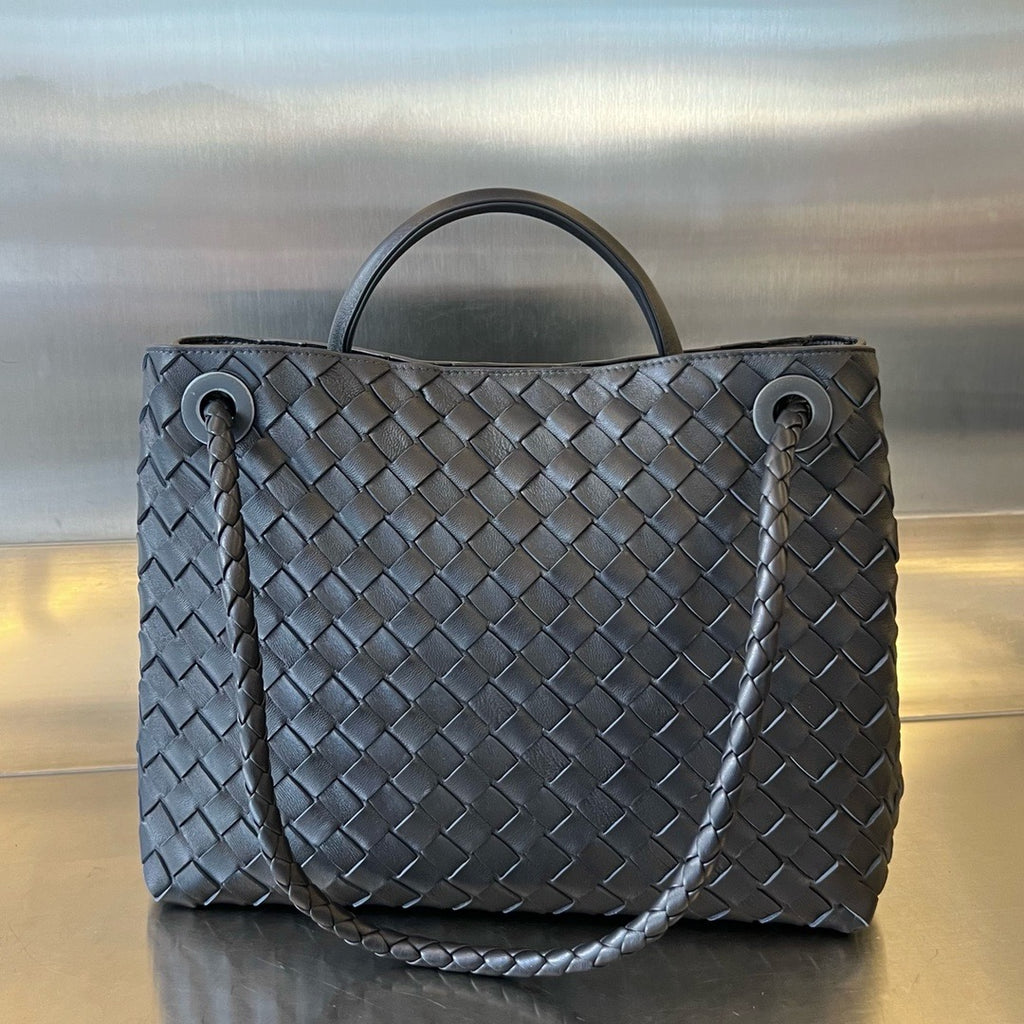 Bottega Veneta Andiamo In Supple Intrecciato Leather