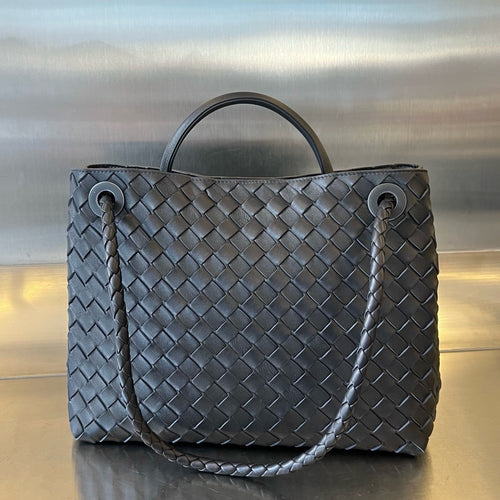 Bottega Veneta Andiamo In Supple Intrecciato Leather