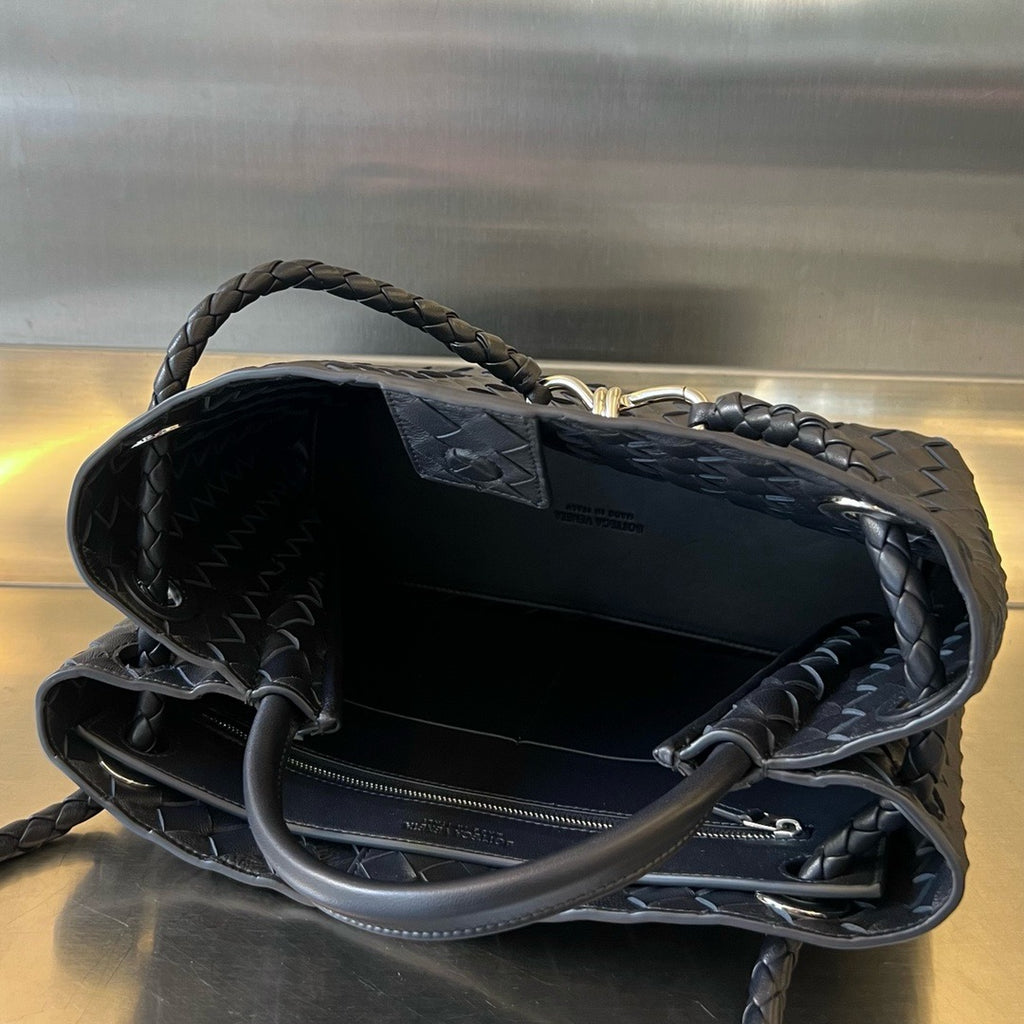 Bottega Veneta Andiamo In Supple Intrecciato Leather
