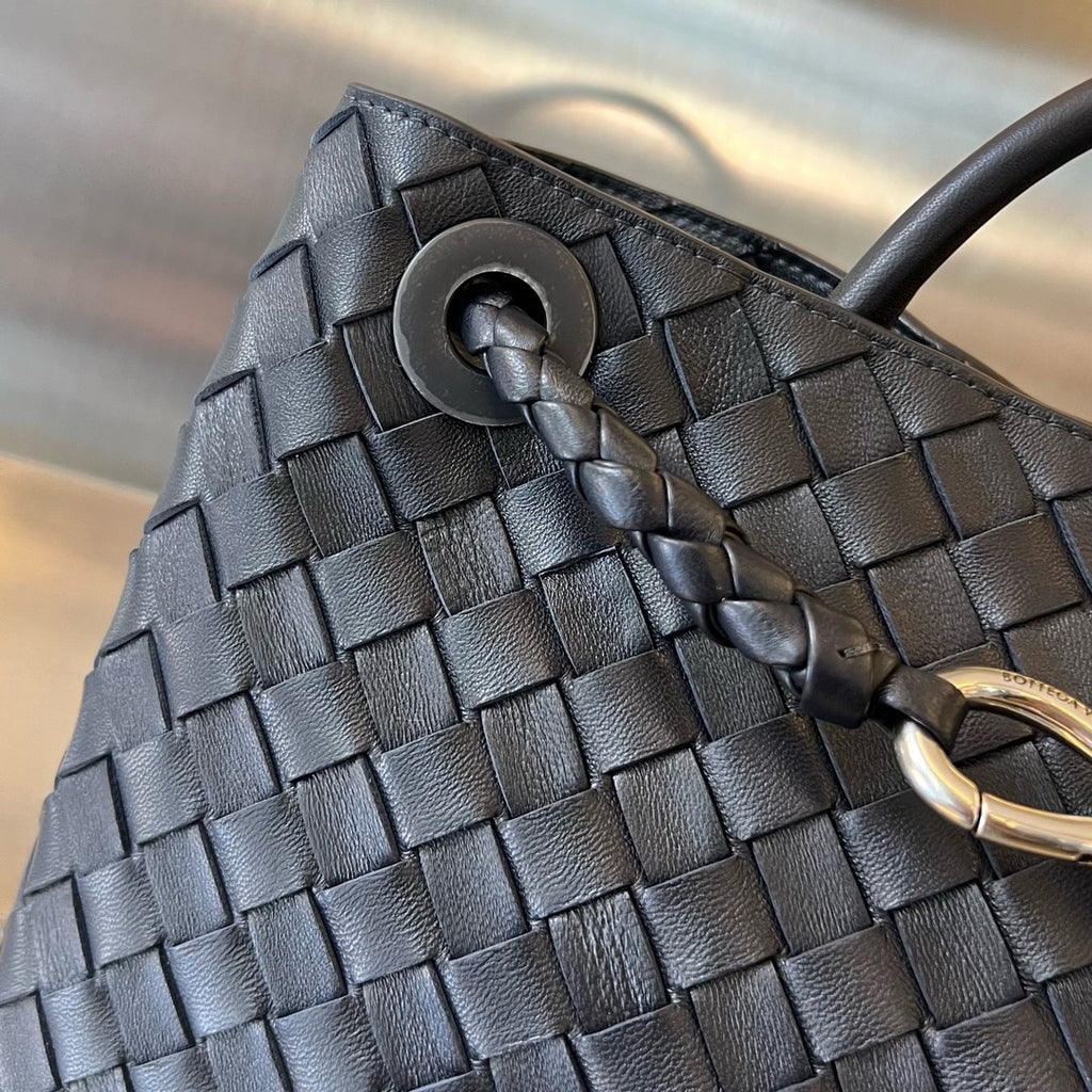 Bottega Veneta Andiamo In Supple Intrecciato Leather