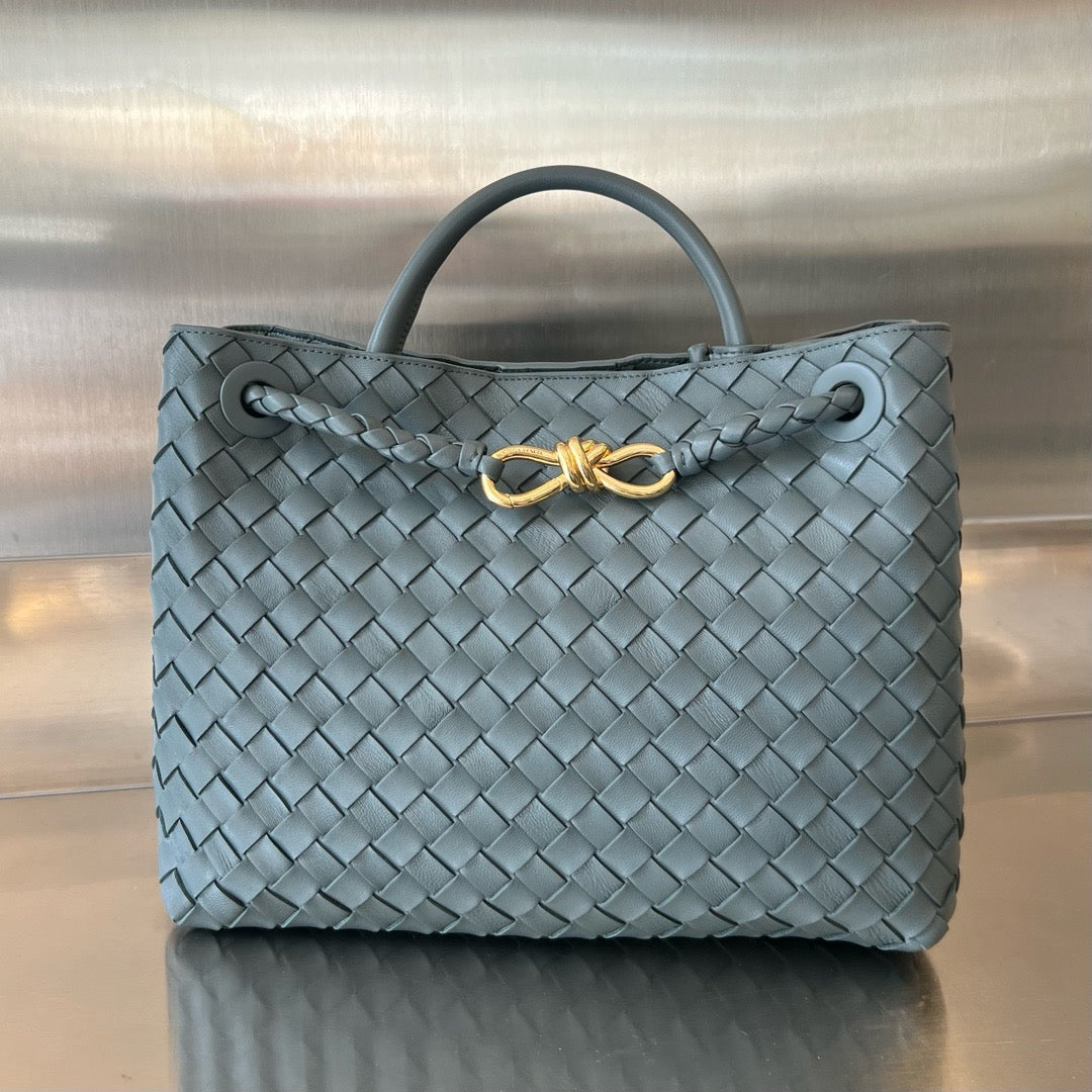 Bottega Veneta Andiamo In Supple Intrecciato Leather