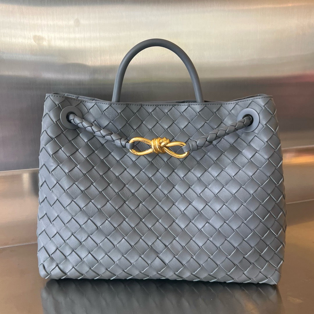 Bottega Veneta Andiamo In Supple Intrecciato Leather