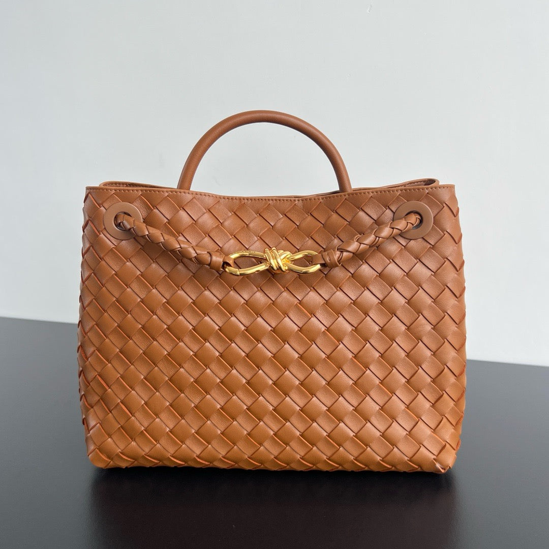 Bottega Veneta Andiamo In Supple Intrecciato Leather