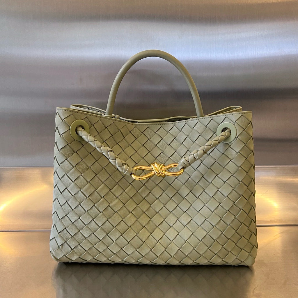 Bottega Veneta Andiamo In Supple Intrecciato Leather