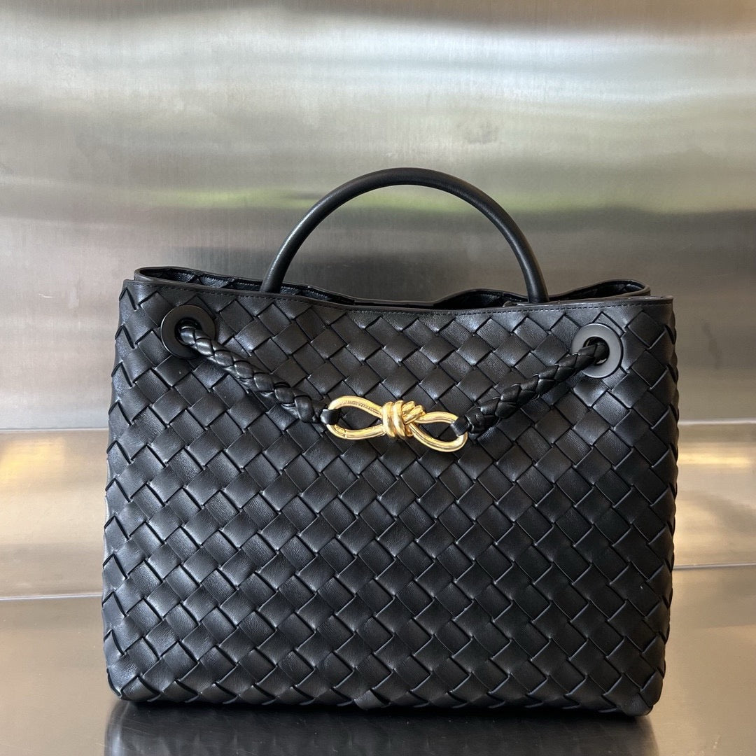 Bottega Veneta Andiamo In Supple Intrecciato Leather