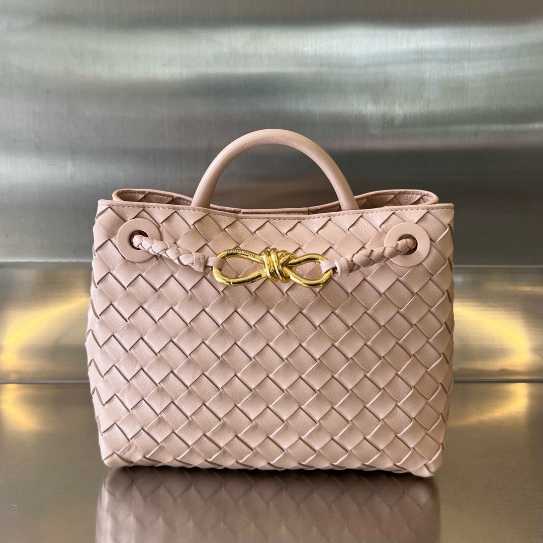 Bottega Veneta Small Andiamo In Supple Intrecciato Leather