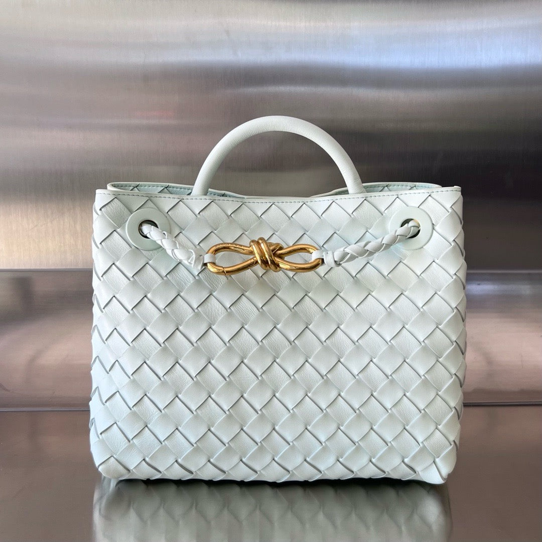 Bottega Veneta Small Andiamo In Supple Intrecciato Leather