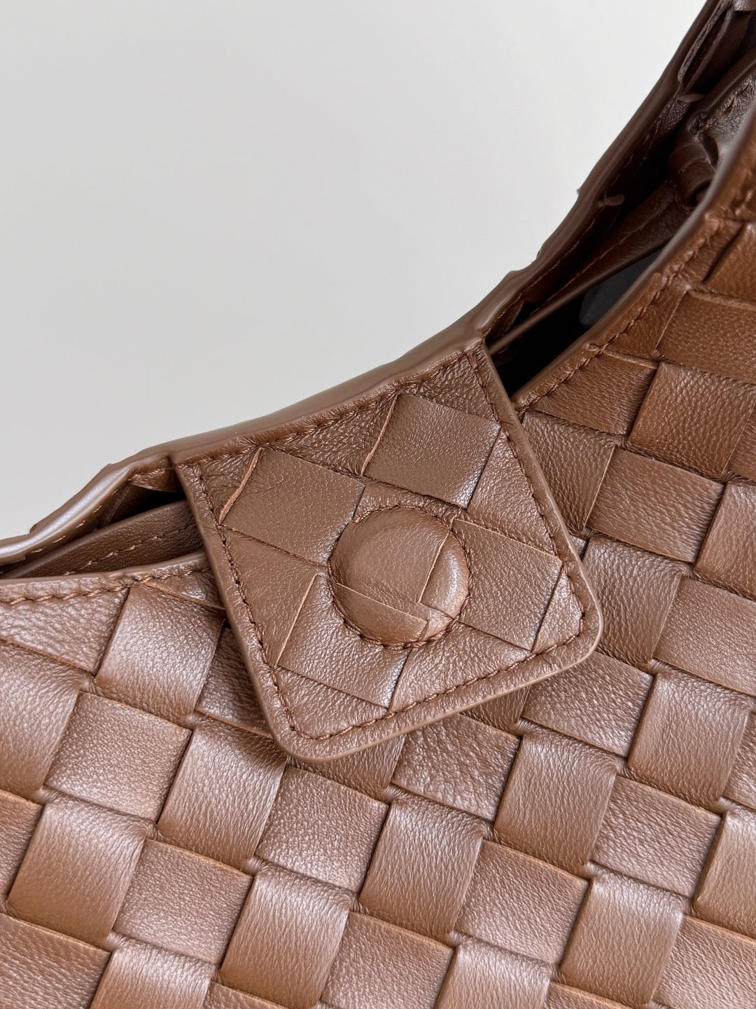Bottega Veneta Campana In Supple Intrecciato Leather
