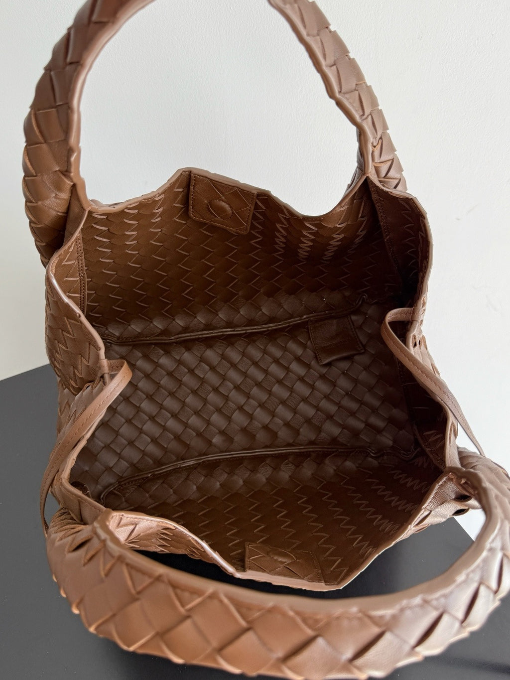 Bottega Veneta Campana In Supple Intrecciato Leather