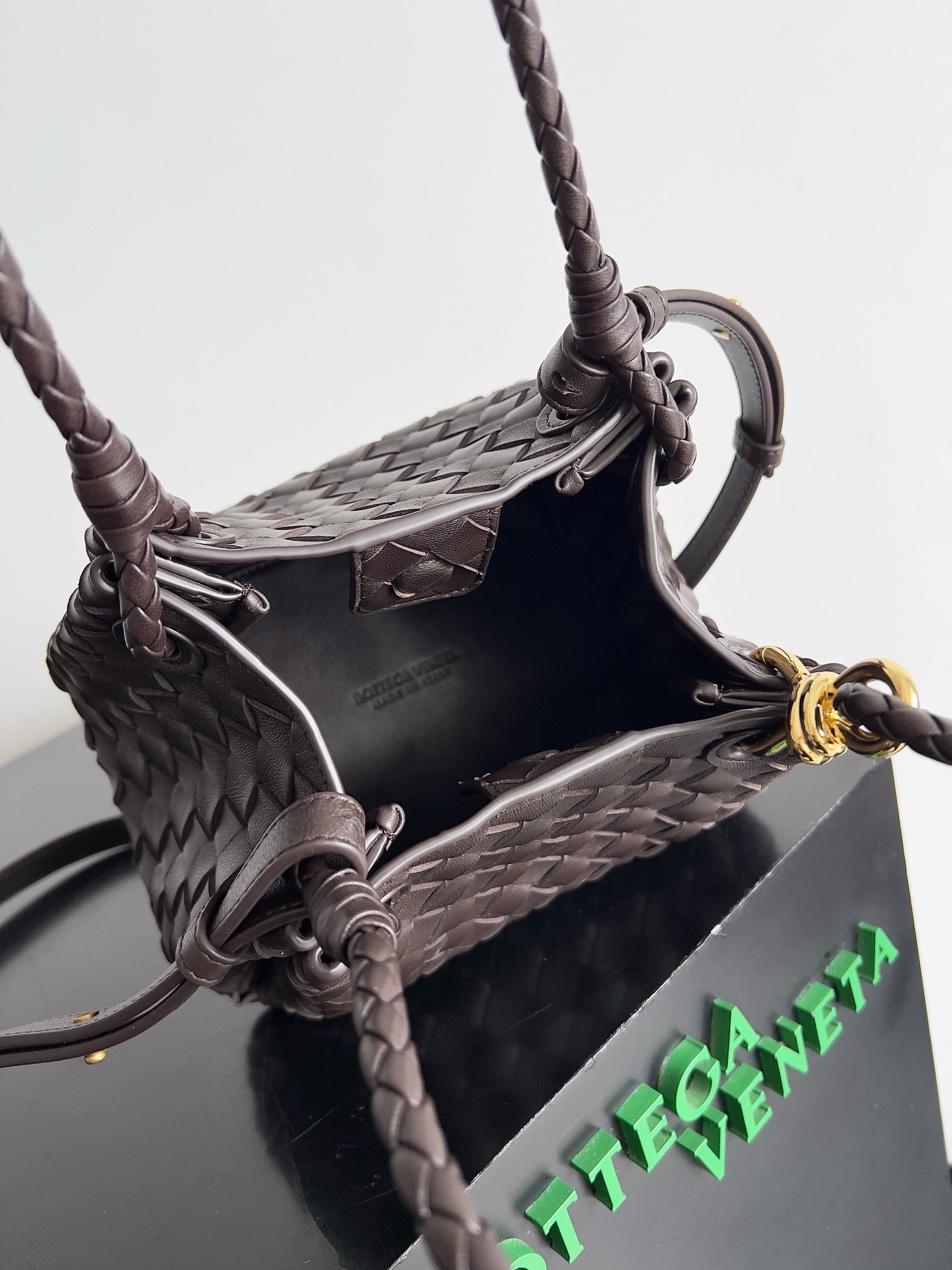 Bottega Veneta Small Parachute In Supple Intrecciato Leather