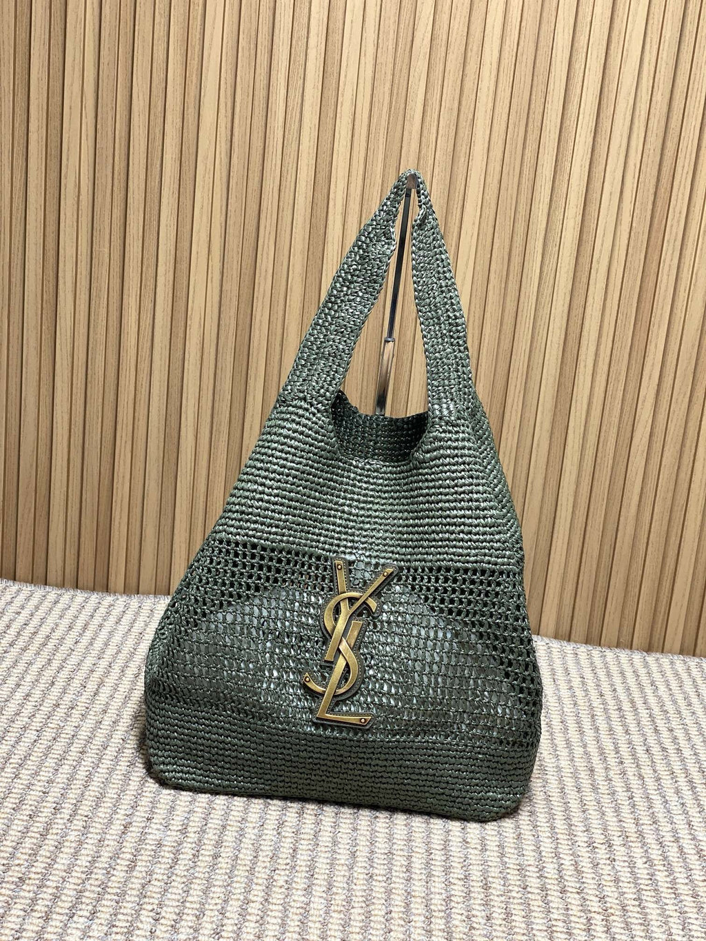 Saint Laurent Icare in Raffia