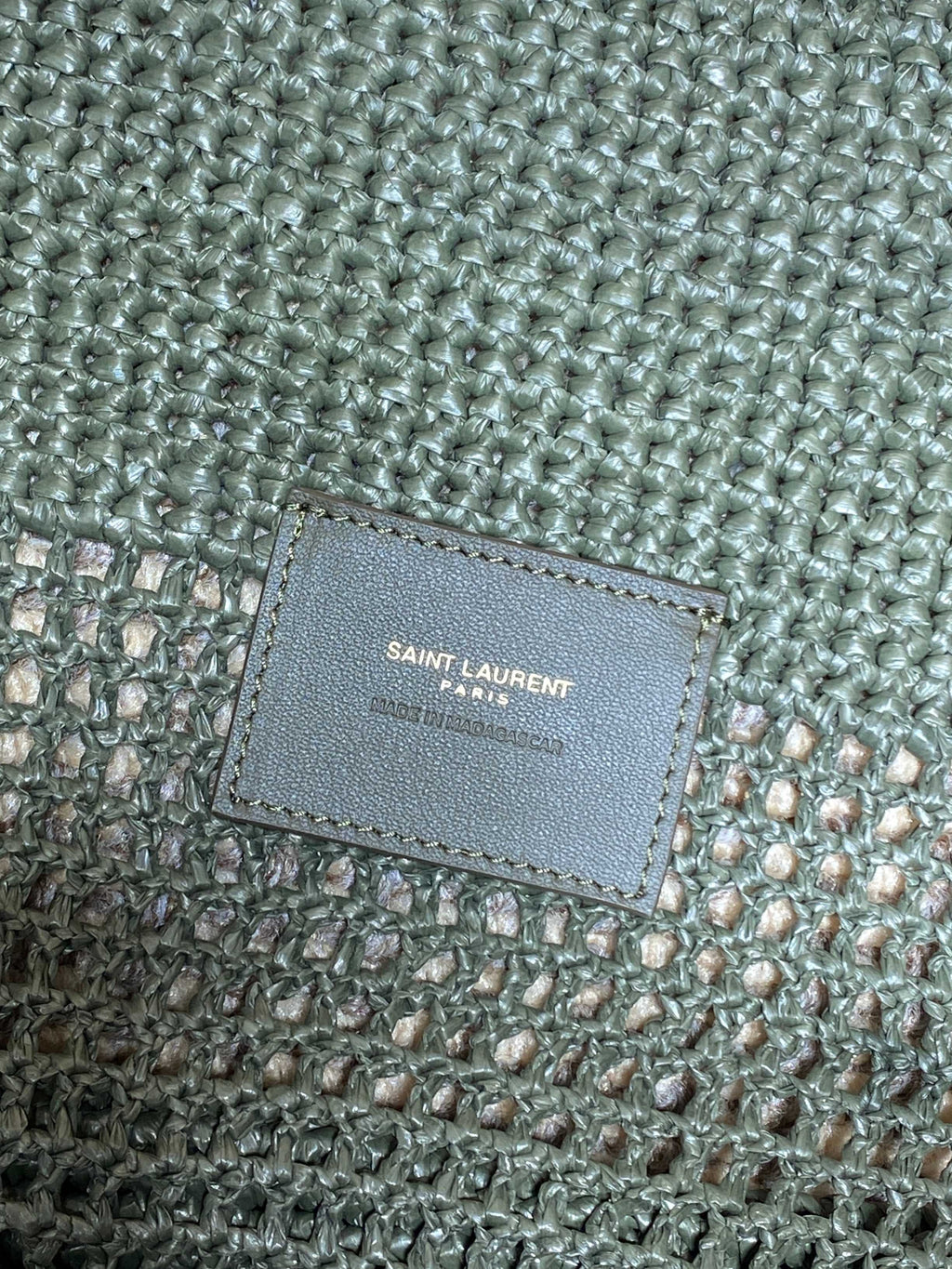 Saint Laurent Icare in Raffia